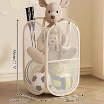 Big Size Storage Box Organizer For Toys Children Storage Bag Toy Storage Basket beige