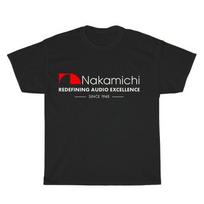New Nakamichi audio logo Unisex T-Shirt Funny Size S to 5XL 4XL gray