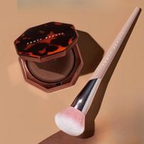 Fenty Beauty Rihanna Sun Stalker Soufflé Pressed Mousse Cream Bronzer Cookie black