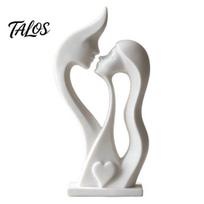 Modern Minimalist Ornaments for Living Room Abstract Couple Figurine, Lover Statue Home Decor, Romantic Love Sculpture Stable Base Decorative balta