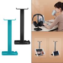 2x Gaming Headphone Stand ABS Plastic Headset Holder HangerSturdy beige