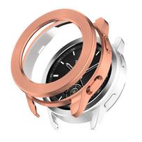 Case for Xiaomi Watch S3 Screen Protector All-Around PC Covers Watch Screen Protective Case rožinio aukso spalvos