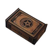 Stumti Traukti Tarot Kortų Dėžutė Medinė Laikymo Dėžutė Nešiojamas Kortų Laikiklis Būrimo Laikymo Dėžutė Kortų Laikiklis Lengva Nešti brown
