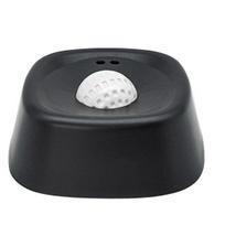 Dog Licking Ball Slow Feeder Semi-Liquid Foods Anti-Splashing Pet Slow Feeding Bowl Food-Grade Silicone Dog Bowl A gray
