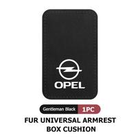Suede Car Central Armrest Pad Scratch Resistant Anti Slip Cushion For Opel Insignia Astra G J F K Vectra C H Corsa C B D Omega black