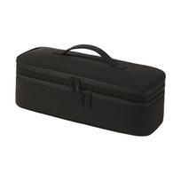 Double Layer Hair Tools Travel Bag Large Capacity with Handle Hair Dryer Storage Bag Large-opening Design Dustproof rožinė