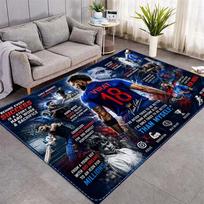 Virat Kohli Cricket Star Collage Print Doormat Non‑Slip Entrance Floor Mat Sports Fan Home Hallway Decor 40x60cm( 15x23in ) gray