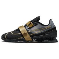 Nike Romaleos 4 juodi metaliniai auksiniai unisex sportbačiai, balti CD3463-001 40 black