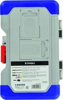 Tivoly 11901170049 mišrus 1/4 šešiabriaunio koto grąžtų ir sukimo antgalių rinkinys + 1 led (38 vnt.), 30 w, 220 v, pilkas