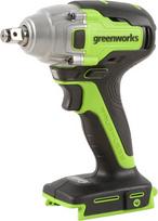 Greenworks Gd24iw400 akumuliatorinis smūginis veržliasukis su bešepetėliniu varikliu, 0–2800 aps./min., 0–4000 smūgių per minutę, 400 Nm sukimo momentas, 1/2 colio adapteris be 24 V akumuliatoriaus ir įkroviklio