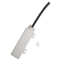 Motorcycle Engine Water Tank, Overflow Bottle Kettle Wear Resistant Leakproof Easy to Install white
