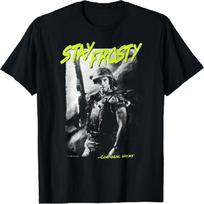 Aliens Corporal Hicks Stay Frosty Vintage Big Chest Portrait T-Shirt S juoda
