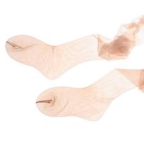1D Ultra Thin Seamless Pantyhose Women Sexy Transparent Invisible Stockings Open Crotch / Close Crotch Nylon Tights Close Crotch white