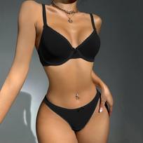 Moteriškas seksualus apatinis trikotažas tinklinis apatinis trikotažas Sexy off pečių dviejų dalių apatinis trikotažas XL balta