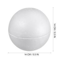 Big Round Foam Ball for DIY Decoration Crafting Custom Painting Wedding Engagement Birthday Party Supplies Craft Foam Balls white