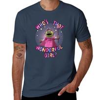 Nanalan Whos That Wonderful Girl Tshirt Big Size Crew Neck Tshirt S brown