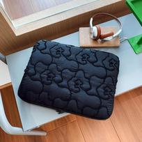 11/14 Inch Laptop Bag Embroidery Flower Shockproof Tablet Sleeve Case Soft Large Capacity for MacBook/iPad/DELL
