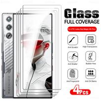 4Pcs Glass Screen Protector For ZTE nubia Red Magic 9S Pro+ RedMagic 10 Pro Plus RedMagic9S 10Pro 9Pro 5G HD Tempered Glass Film Magic10Pro 10ProPlus