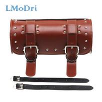 LMoDri New Style Universal Motorcycle PU Leather Saddlebag Saddle Bag Luggage Bag For Harley Yamaha Honda Suzuki brown