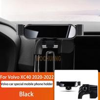 Car Mobile Phone Holder For Volvo XC40 -2022 360 Degree Rotating GPS Special Mount Support Navigation Bracket For Volvo XC40 20-22agB gray