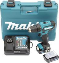 Makita Df333dsae akumuliatorinis gręžtuvas 12 V Max. / 2,0 Ah, 2 akumuliatoriai ir įkroviklis transportavimo dėkle