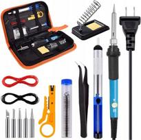 Litavimo rinkinys Lewer Precizyjinis lituoklis 60w + lagaminas + litavimo siurblys + didelis stovas