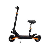 Sulankstomas elektrinis paspirtukas su nuimama sėdyne Kukirin G2 Pro 600W variklis 48V15.6Ah baterija 45km/h didžiausias greitis 58km didžiausias nuotolis juoda