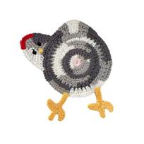 Crochet Animal Butt Coaster Heat-Resistant Anti-scald Handmade Knitting Sheep Ass Chicken Kitchen Countertop Coffee Tea Cup Holder Dining Table G gray