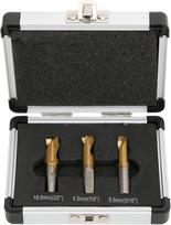 3 dalių taškinio suvirinimo grąžtų rinkinys 6,5 mm/8 mm/10 mm Hss Co taškinio suvirinimo grąžtas, skirtas pašalinti metalo lakštų suvirinimo jungtis