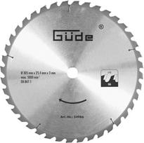 Güde 54986 medžio pjovimo diskas hm 305 x 25.4 x 40z (karbido diskas - 305 x 25 mm su 4 x 40 dantų)