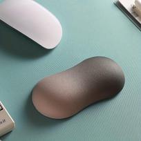 Gel Memory Foam Mouse Wrist Rest, Ergonomic Pain Relief for Office Computer Use, Breathable Fabric Comfort, Ideal Gift pilka spalva