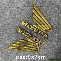 COP1 3D HONDA Lipdukas Motociklo Bakelio Logotipo Emblema Decal auksas