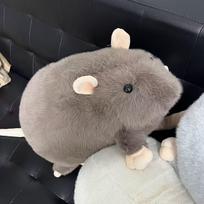 Creative 40/55/90cm Big Mouse Doll Plush Cartoon Flower Branch Rat Doll Oversized Soft Animal Figure Kids Gift Birthday 40cm ruda