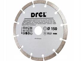 Deimantinis segmentinis pjovimo diskas 150 x 22.2 mm