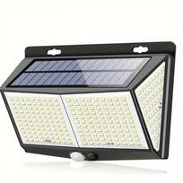 6 vnt. Saulės judesio šviestuvai lauko 288LED 3 režimai Saulės tvoros šviestuvai Vandeniui atsparūs Saulės apsaugos šviestuvai Kiemo Durų Terasa Garažas Laiptelis 1PCS