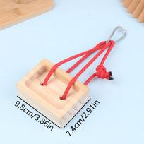 Climbing Hangboard Climbing Fingerboard W Hanging Rope Climbing Training Board For Finger Strength Grip Power Forearm Training beige