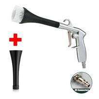 High Pressure Tornado Air Gun Efficient Car Dust Blower Professional Cleaning Tool for Auto Interior Wash and Dry Cleaning US Connectors black