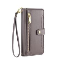 Crossbody Case for Samsung Galaxy S24 Ultra S24 PLus S23 FE M34 A25 A15 A35 A55 5G A05 A05S Wallet Flip Phone Case with Lanyard Samsung F34 5G oranžinė