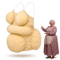 Halloween big belly funny props One size fits all adults smėlis
