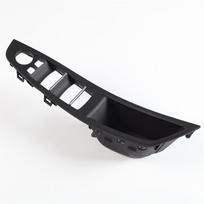 RHD Right Driver Car Interior Door Handle Armrest Panel Pull Trim Cover Set For BMW 5 Series F10 F11 520i 523i 525i 528i 530i 2010-2016 black
