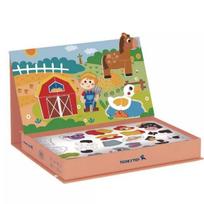 Tooky Toy: Magnetinė dėlionė dėžutėje - ferma