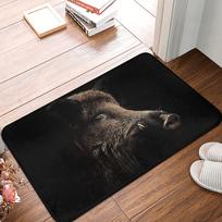 Šernas Laukinių kiaulių Grindų Durys Vonios Virtuvės Kilimėlis Neslystantis Vidaus Durų Kilimėlis Miegamojo Balkono Įėjimo Kilimas 40cmx60cm gray