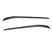 Carbon Fiber Car Headlight Eyelid Eyebrow Sticker For Mitsubishi Lancer Evo 2008 2009 2010 2011 2012 2013 2014