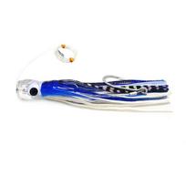 Topline 6.5Inch 43g Boat Big Game Tuna Marlin Fishing Bait Resin Octopus Squid Skirt Bionic Trolling Lure for Wahoo Saltwater (Blue,6.5 inch&43g) mėlyna