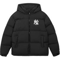 New Era FW25 MLB Series New York Yankees Removable Hat Design Logo Embroidered Loose Warm Casual Down Jacket Unisex jackets 14856160 L black