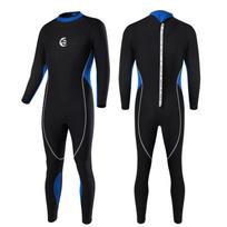 Mens 2mm Full Body Wetsuit Scuba Diving Snorkeling Freediving Surfing Warm Water Activities Medium black