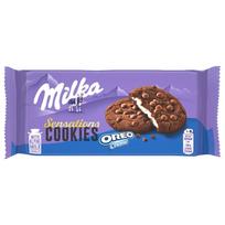 Milka Oreo Sensations Kakaviniai sausainiai su vanilės įdaru 156 g