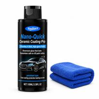 Nano Ceramic Coating Spray & Scratch Repair Wax, Car Paint Sealant for Dustproof Waterproof, High Gloss Polish & Protection 100ML black