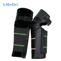 LMoDri Motorcycle Warm Kneepad Legs Warmer Motorbike Riding Knee Pads Windproof Winter Anti-cold Oxford Cloth black
