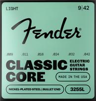 Fender Classic Core Bullets™ 3255L round nose, nickel-plated steel, Bullet-head .009-.042 (073-3255-403)